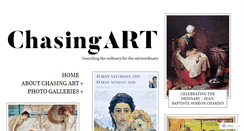 Desktop Screenshot of chasingart.com