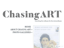 Tablet Screenshot of chasingart.com